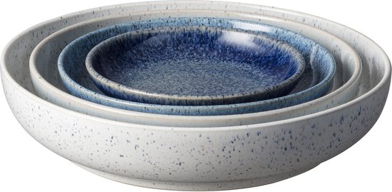Bol Denby Studio Blue - 17cm Céramique Anglaise Lave-vaisselle Micro-ondes
