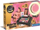 Clementoni Crazy Chic - Make Up Studio - Set de maquillage pour Enfants - avec lampe annulaire LED - À partir de 10 ans