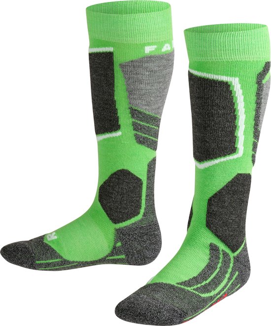 Chaussettes de sports d'hiver Falke SK2 - Taille 35-38 - Unisexe - vert / gris / noir