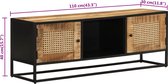 vidaXL-Tv-meubel-110x30x40-cm-massief-ruw-mangohout-en-ijzer