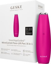 GESKE | SmartAppGuided™ MicroCurrent Face-Lift Pen | 6 in 1 | Tools voor huidverzorging | Anti-aging apparaat | Facelift | Jonge huid zonder rimpels | Gezichtsapparaat