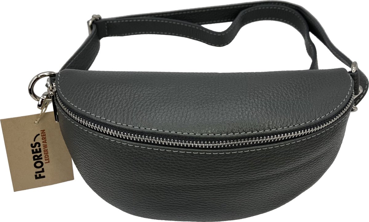 Crossbody/Heuptas model 'The Sling' grijs.