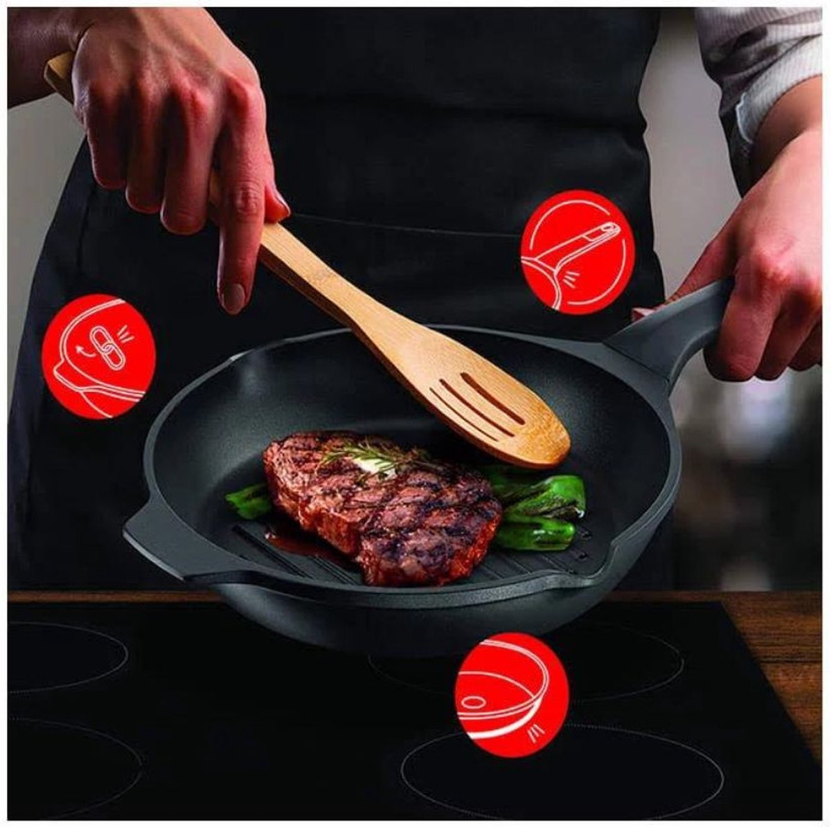 Tefal Tefal Robusto Grillpan - afbeelding 3