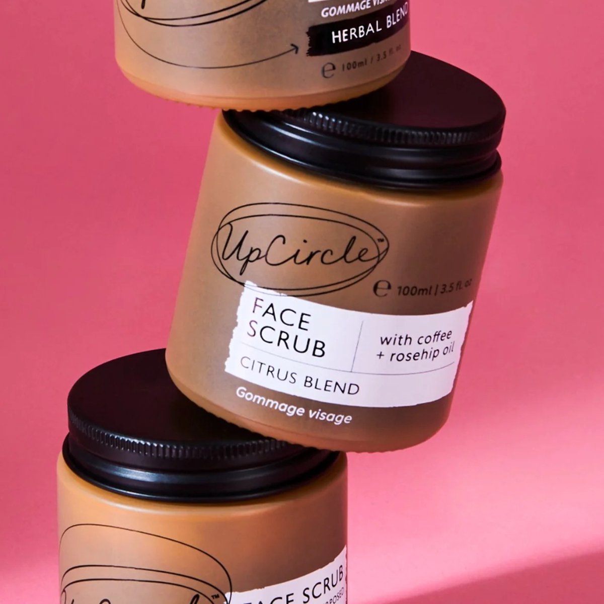 Nachtcrème - Coffee Face scrub - Upcycled bosbessen - koffiedik