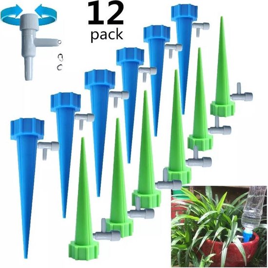 12 stuks plant bewateringssysteem | Waterdruppelaar | Druppelsysteem |Bewateringssysteem | Bewateringsyteem Watergeefsysteem | Plantenbol | Automatische Gieter | Water druppelaar | Druppel systeem | Water geef systeem | Plantenbol |