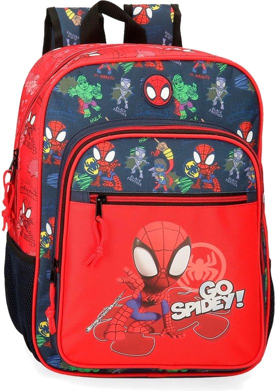 Sac à dos scolaire garçon Spiderman 38 cm à partir de 10 ans