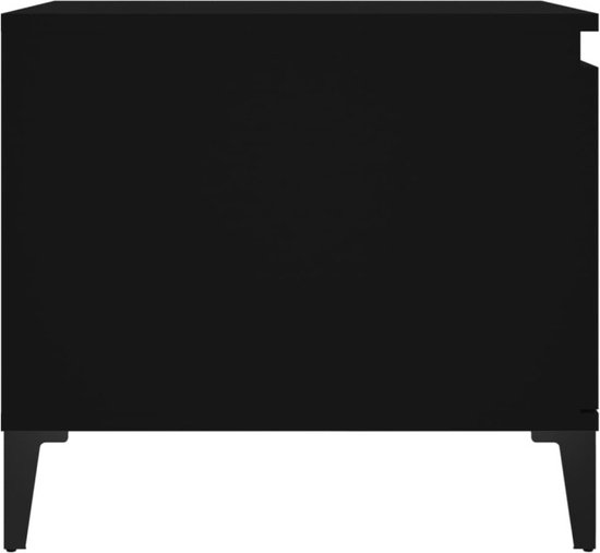 vidaXL Salontafel Noir 100 x 50 x 45 cm Bois traité