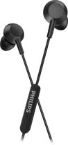 Philips TAE5008BK/00 In-ear Hoofdtelefoon met Microfoon | Lichtgewicht Bedraad | USB-C | 1,2 m Kabel | Afstandsbediening 3 Knoppen | 3 Maten Oordopjes | Comfortabele | Helder Geluid en Krachtige Bass | Zwart