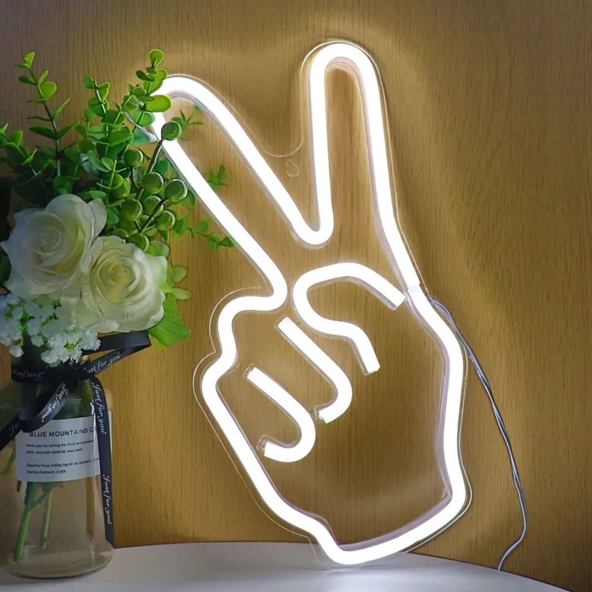 Neon led lamp Peace Wit Neon Sign