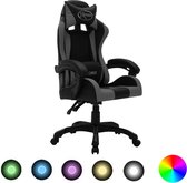 vidaXL-Racestoel-met-RGB-LED-verlichting-kunstleer-grijs-en-zwart