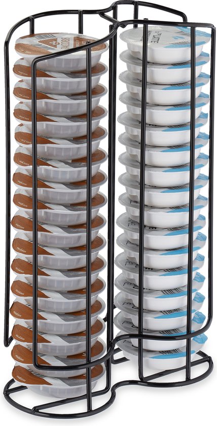 Porte-gobelet Tassimo en acier inoxydable pour 32 tasses, Porte-capsule