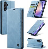 Casemania Hoesje Geschikt voor Samsung Galaxy S23 Ultra Sky Blue - Portemonnee Book Case