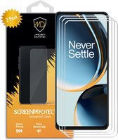 3-Pack OnePlus Nord CE 3 Lite Screenprotectors - MobyDefend Case-Friendly Screensaver - Gehard Glas - Glasplaatjes Geschikt Voor OnePlus Nord CE 3 Lite