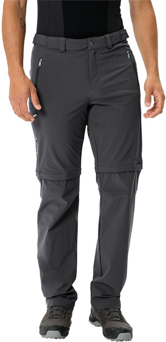 Vaude Farley Stretch T-zip Iii Broek Short Man Zwart