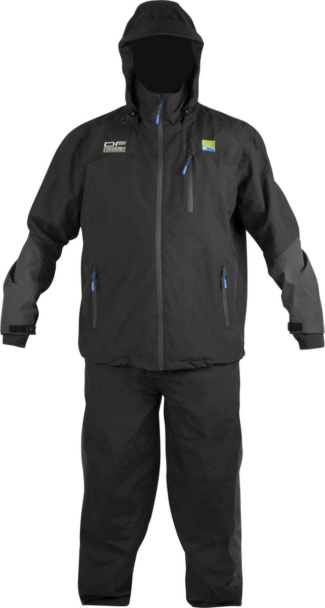 Preston DF Hydrotech Suit Grijs