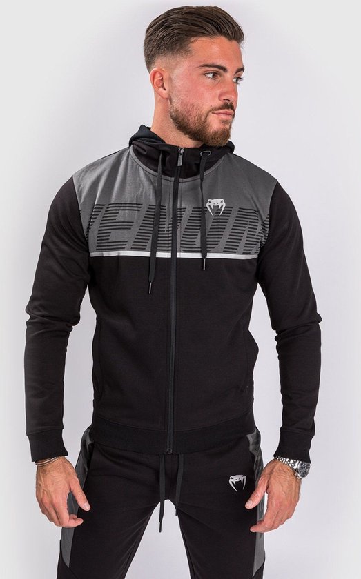 Venum Laser ZX Hoody Zwart Grijs maat XL