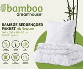 Dreamhouse Bamboe Beddengoed pakket - 140 x 200 - Wit