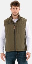 camel active Vest gemaakt van gerecycled polyester - Maat menswear-48 - Olive
