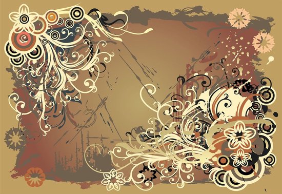 Papier peint Pierres | Marron | 312x219 cm