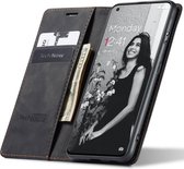 OnePlus 11 Case - Book Case Cuir Slimline Zwart