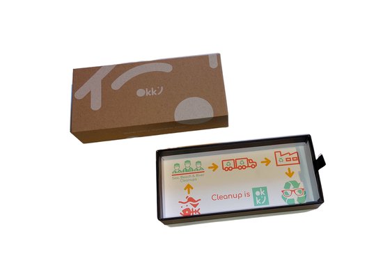 WFO Pastel Blue Marlin Clean Up Okky Lunettes de soleil pour enfants 4 à 10 ans Waste Free Oceans Lunettes de soleil Kids