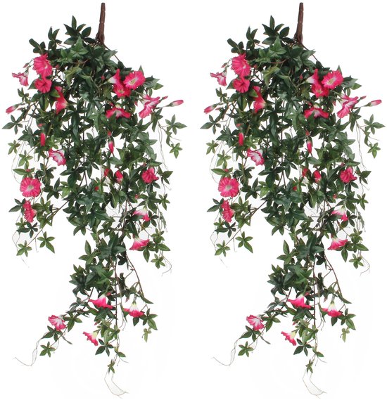 Kunst Petunia Bloemen - Zijde & PP 75 Cm Hangplanten