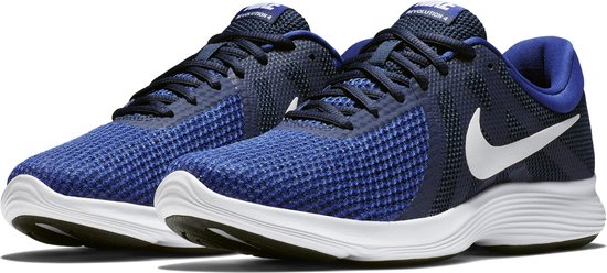 Nike Revolution 4 Eu Sneakers Heren Blauw Wit Maat 49.5 bol