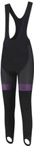 Sport2x T-PRO Premium Bibtight Dames lange broek met zeem Zwart/Paars