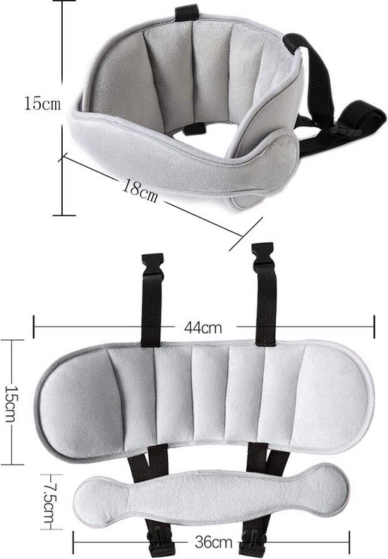 Appuie-tête pour enfant pour voiture, ceinture d'appui-tête pour siège  d'enfant,... | bol.com