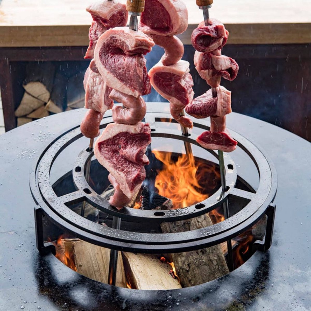 OFYR Braziliaanse Grill Ring 100 - Ofyr - Staal - Zwart