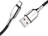Cygnett Armoured Braided USB-C to USB Cable 1m - Zwart