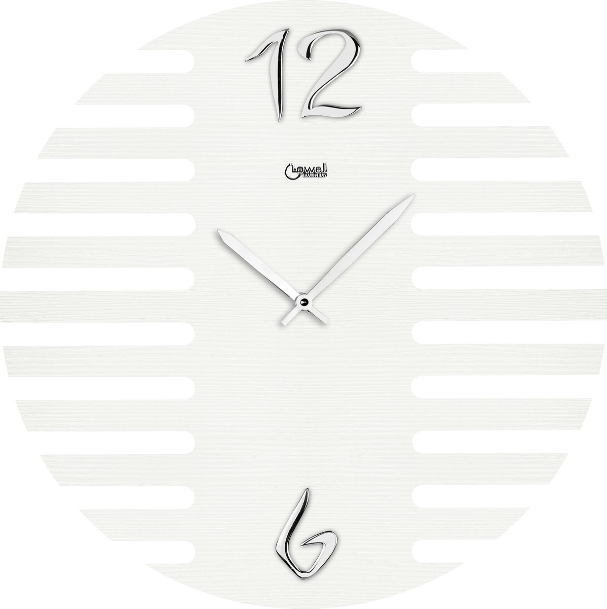 Lowell | Wandklok | Wit