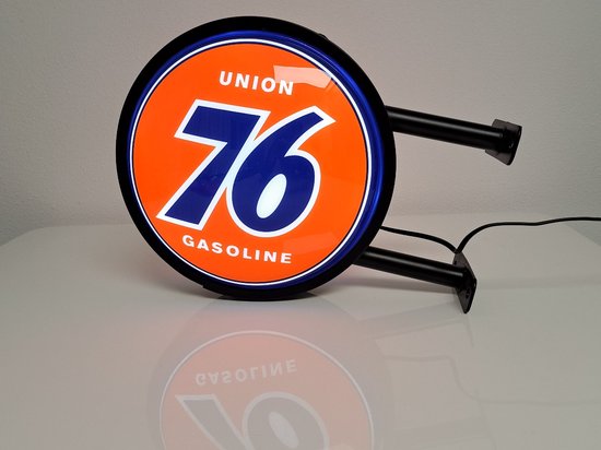 Verlicht muurbord / lichtbak - Union 76 Gasoline