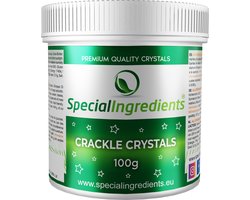 Crackle Crystals Knettersuiker - 100g - Popping Candy voor Taartdecoratie, Desserts, Mousses, Ijsjes, Sorbets, Geleien, Cupcakes, Patisserie & Cocktails