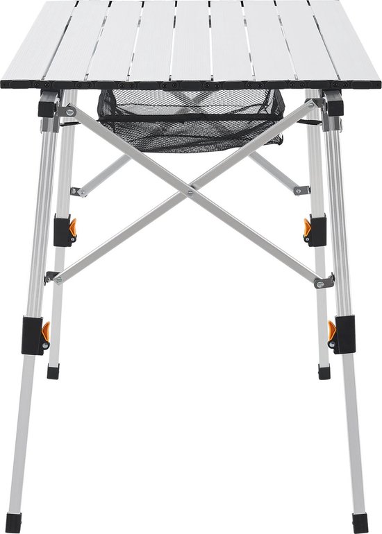 Vouwbare en inklapbare Campingtafel Picco - Aluminium - 90 x 50 x 67 cm van Bo-Camp — afbeelding 2