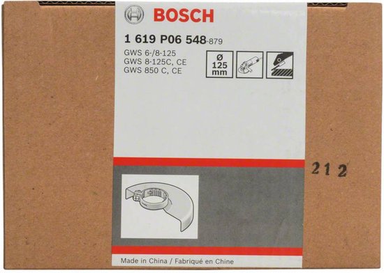 Bosch Beschermkap voor slijpen - D 125 mm | bol