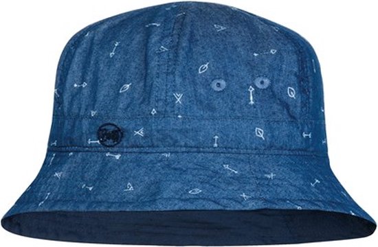 Foto: Buff bucket hat arrows denim zonnehoed zonbescherming