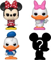 Funko Minnie, Daisy, Donald and mystery chase - Funko Bitty Pop! - Disney Classics Figuur - 2cm