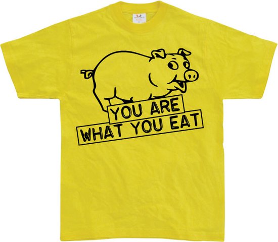 You Are What You Eat - XX-Large - Geel