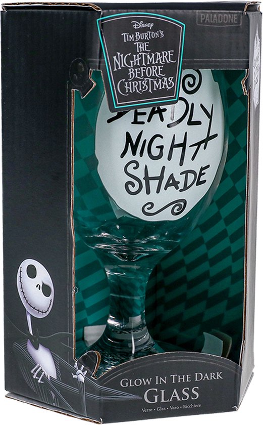 The Nightmare Before Christmas - Glow in the Dark Glas - Paladone