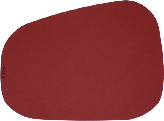 NOOBLU Placemat PEBL - Senso Ruby red - Classic 45 x 34 cm