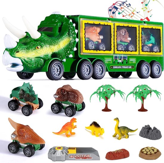 jouet cadeau 2 3 4 ans garçon, enfant garçon jouet âge 2 3 4 jouet voiture  2 3 4 5 ans garçon fille cadeau d'anniversaire dinosaure jouet garçon tout  - petit âge 6 Monster Truck pull back