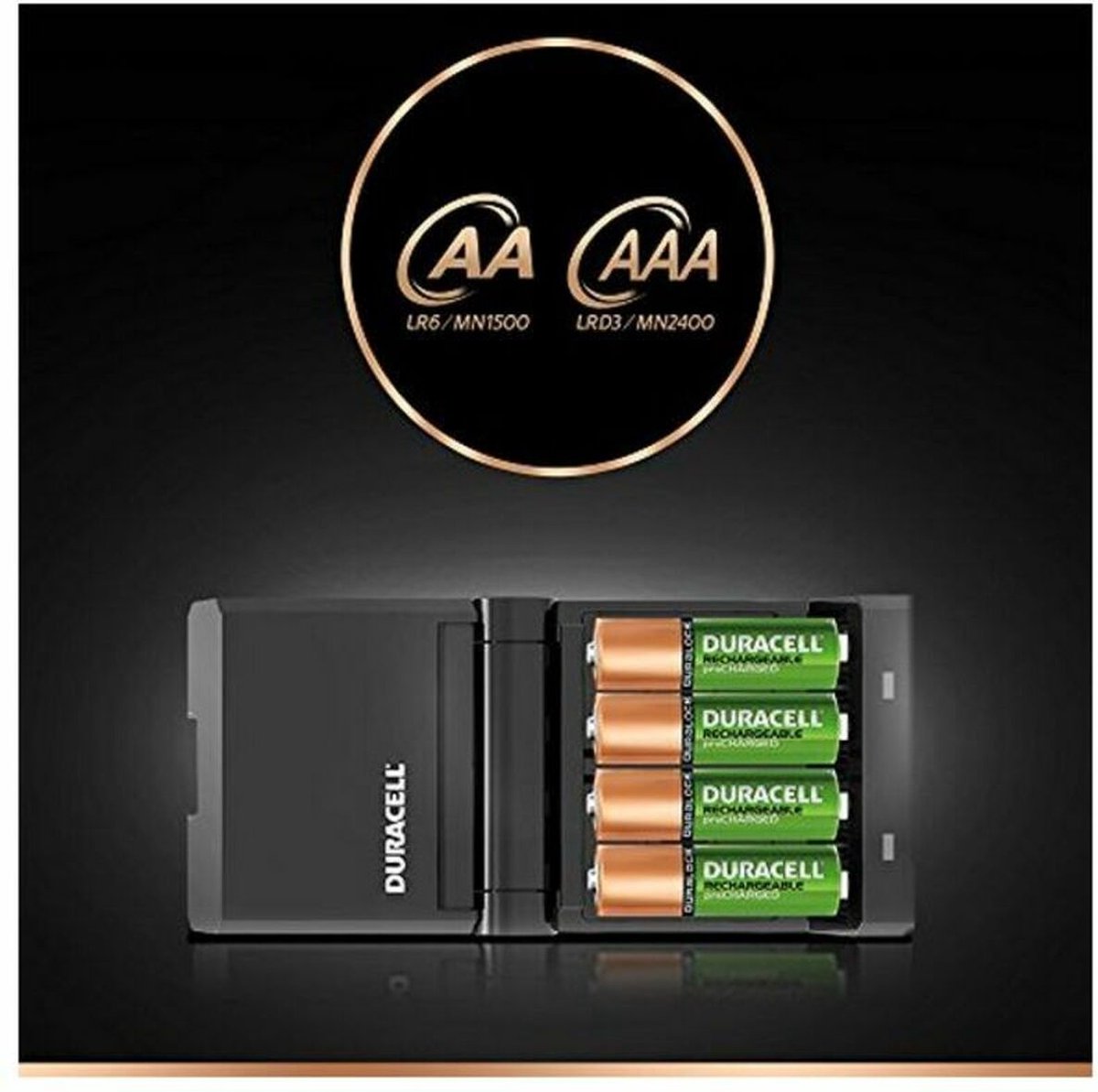 Chargeur de piles Duracell - Charge en 45 minutes - 2 piles AA et 2 piles  AAA incluses | bol.com