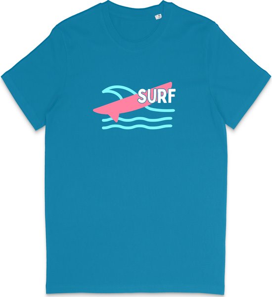 T Shirt Heren Dames - Surf - Grafische Print