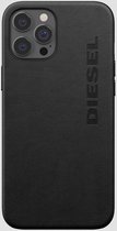 Diesel Moulded Back Case - Geschikt voor Apple iPhone 12/12 Pro (6.1") - Zwart