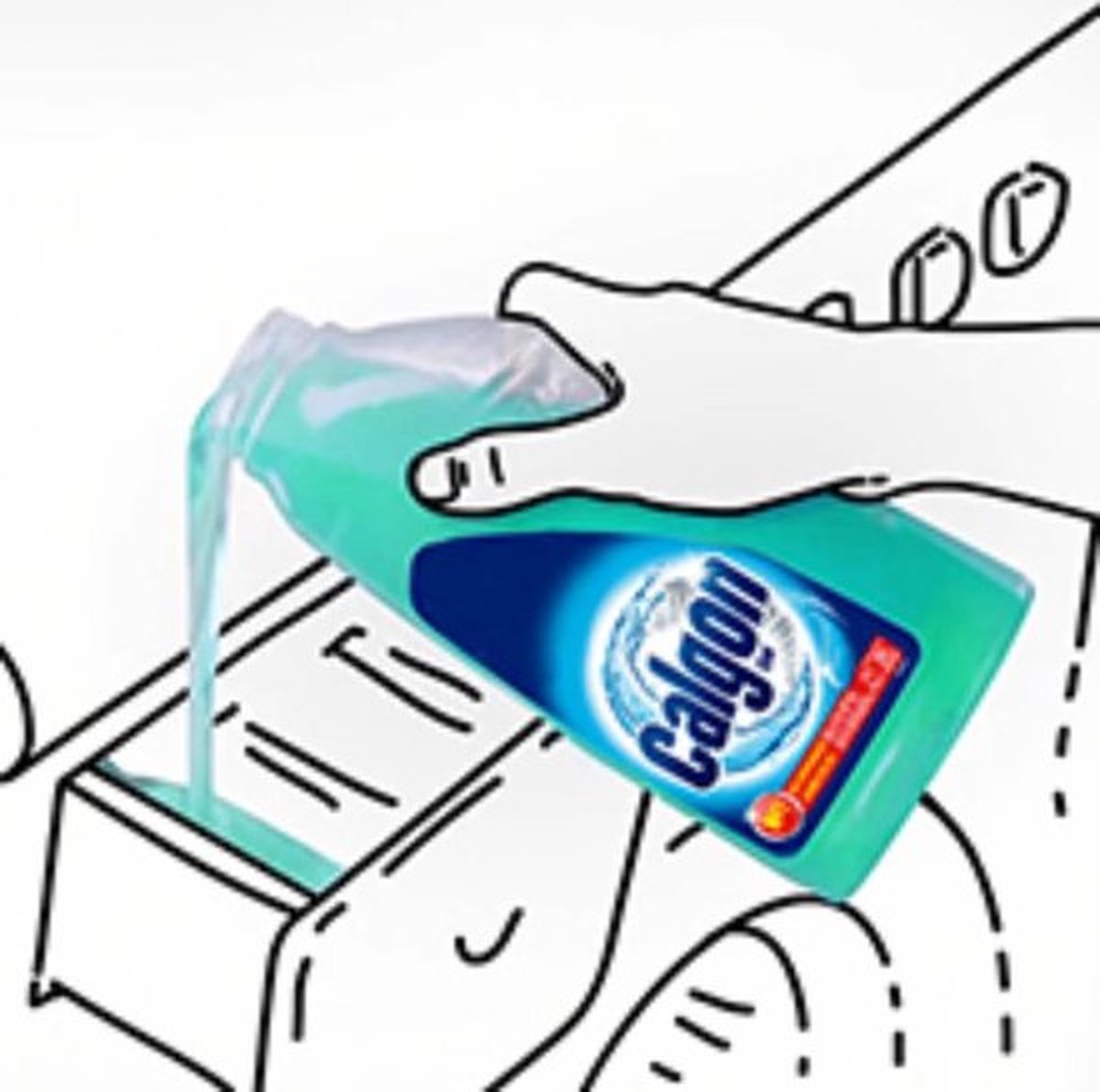 Calgon Hygiene+ Gel Nettoyant pour machine à laver et anti-calcaire - 2,25  L - 45 lavages | bol