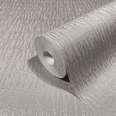 Kumano - Teardrops - Luxe Behang - Vliesbehang - Wallpaper - Grijs - 0,53 x 10,05 M.