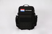Backpack | Waterdicht | Rugzak | Rugtas | Dagrugzak | Wandelen | Hike rugzak | Schooltas | 45 Liter | Black backpack
