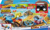 Hot Wheels - Monster Trucks Arena Blasters Color Shifters 5 Alarm Rescue - Playset