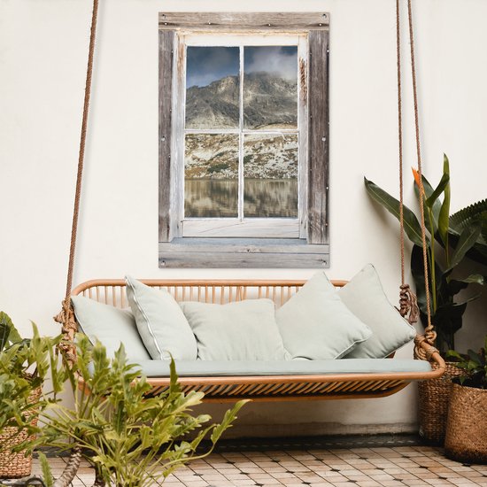 Affiche de jardin Transparente - Berg - Bois - 80x120 cm